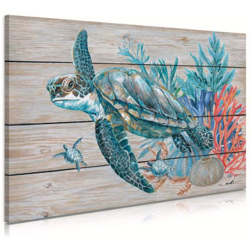 Meeresschildkröten -Badezimmer Wanddekoration
